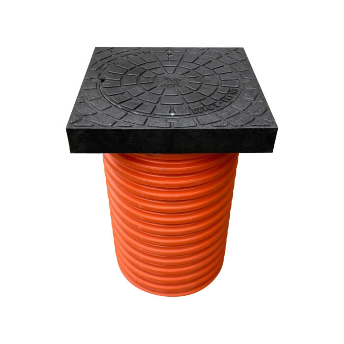 Ø315 Firkantkarm med dæksel (PE) - Image 4